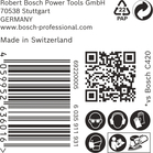 BOSCH FOAIE ABRAZIVA C470,102x62/93mmP240