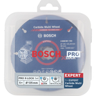 BOSCH Set 5 discuri mixte 125 mm cu X-LOCK + Cutie depozitare