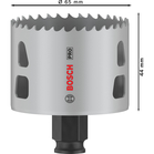BOSCH Carotă PRO Multi Material PC Plus, 65 mm