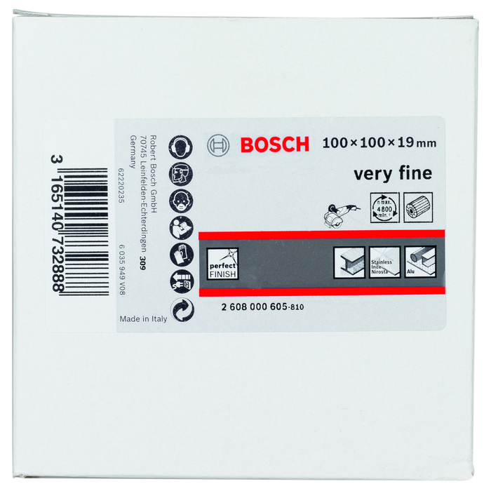 BOSCH Tambur de şlefuit cu lamele din pâslă
