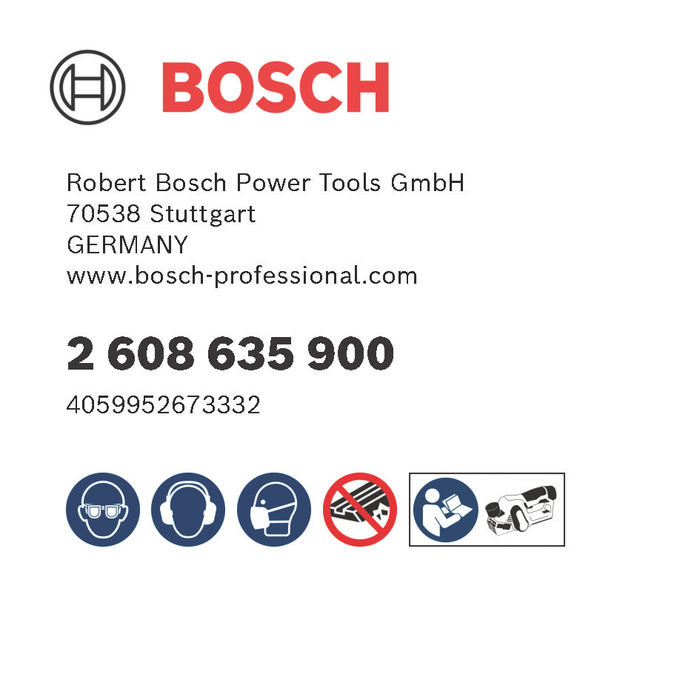 BOSCH PRO Set 2 cuțite, 56 x 5,5 x 1,1 mm