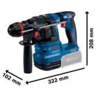BOSCH GBH 18V-22 X (SOLO)