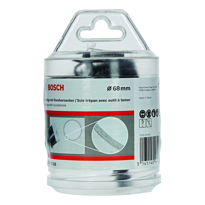 BOSCH Gipszkarton dobozfúró peremezővel 68mm