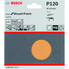 BOSCH Set foi abrazive C470, 10 buc.