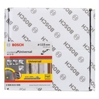 BOSCH Disc de tăiere diamantat Standard for Universal 115x22,23 (ambalaj de 10 buc.)