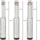 BOSCH Set Robust Line burghie diamantate pentru găurire uscată, Easy Dry Best for Ceramic, 3 buc.