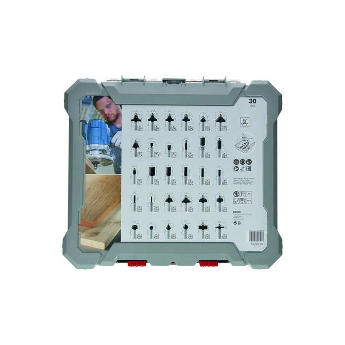 BOSCH Set 30 de freze mixte de profilat canturi