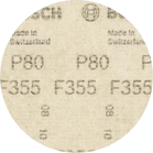 BOSCH Set foi abrazive F355, 10 buc.