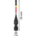 BOSCH Pachet de 2 biți de înșurubare PRO Torx Impact, T10, 55 mm