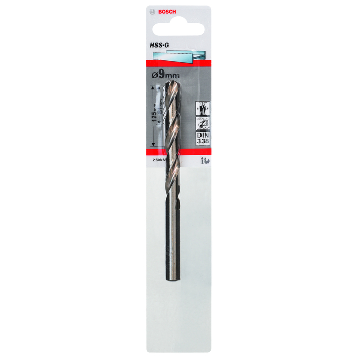 BOSCH Burghiu pentru metal, tip HSS-G, DIN 338