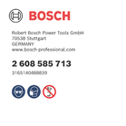 BOSCH Burghiu lemn hexagonal