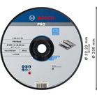 BOSCH Set 10 discuri de șlefuire, Standard for Metal