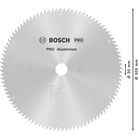 BOSCH Pânză de ferăstrău circular Standard for Aluminium pentru circulare cu acu