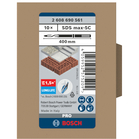 BOSCH Set de dălți ascuțite PRO SDS max-5C 400 mm