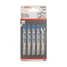BOSCH Set 5 pânze pentru ferăstrău vertical Basic for Metal