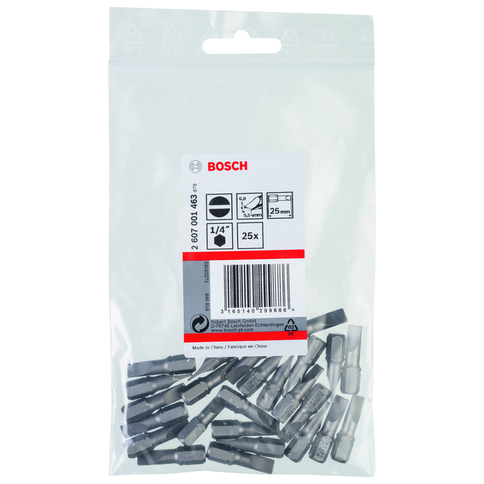 BOSCH Set 25 biți, Extra Hard
