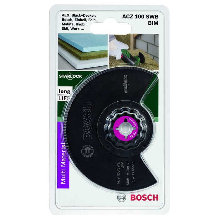 BOSCH Cuţit segmentat cu tăiş ondulat BIM ACZ 100 SWB