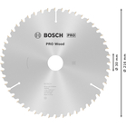 BOSCH Pânză de ferăstrău circular Optiline Wood