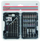 BOSCH Set burghie și capete de şurubelniţă, 35 buc.