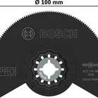 BOSCH Pânză pentru scule multifuncționale PRO ACZ 100 BB, 100 mm
