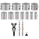 BOSCH Set de carote PRO Multi Material cu ax de prindere Q-Lock, 15 bucăți