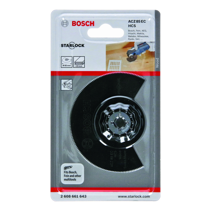 BOSCH Pânză de ferăstrău segmentată HCS ACZ 85 EC Wood