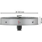 BOSCH Carota PRO Sheet Metal PC Plus 152 mm