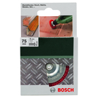 BOSCH Perii-disc pentru maşini de găurit – sârmă de nylon cu material abraziv corindon gran. 80, 75 mm