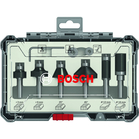 BOSCH Set 6 freze drepte de profilat canturi