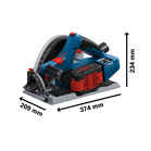 BOSCH GKT 18V-52 GC (SOLO)