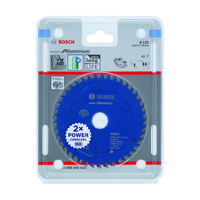 BOSCH Pânză de ferăstrău circular Expert for Aluminium pentru circulare cu acu