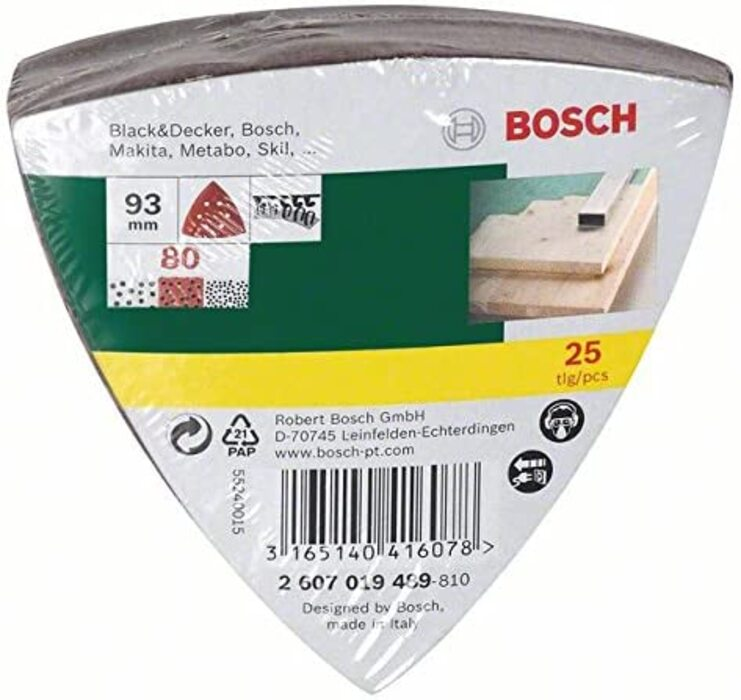 BOSCH Set 25 foi de șlefuire