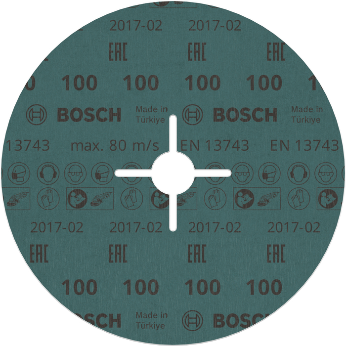 BOSCH Set 50 foi de slefuire 180 mm, R100