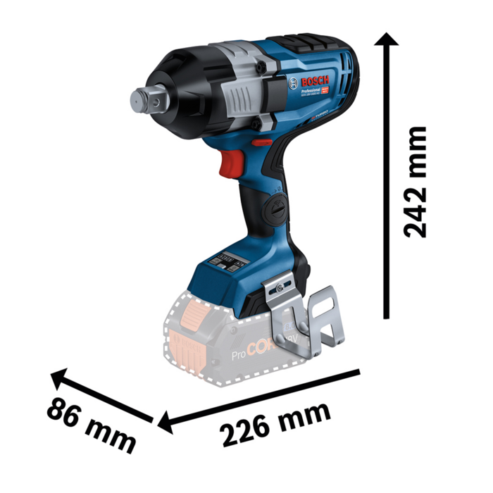 BOSCH GDS 18V-1600 HC (SOLO)