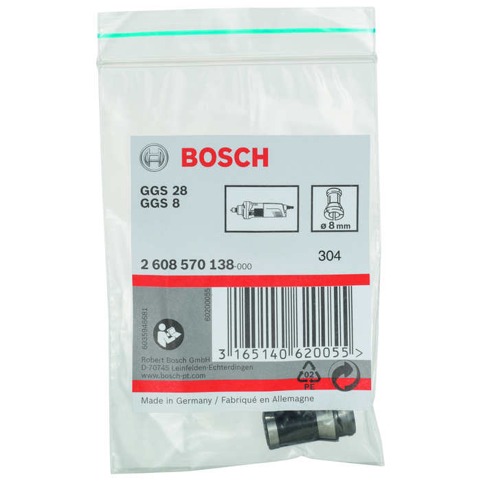 BOSCH Bucşă elastică fără piuliţă de strângere