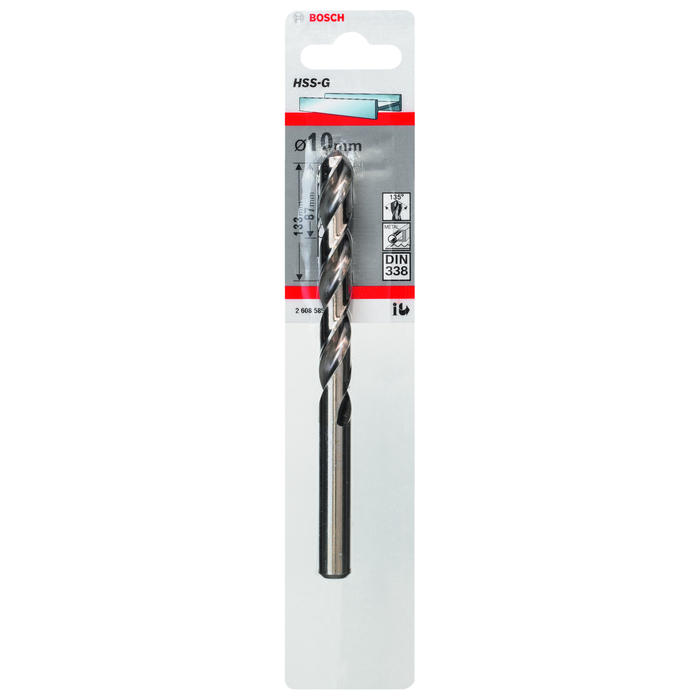 BOSCH Burghiu pentru metal, tip HSS-G, DIN 338