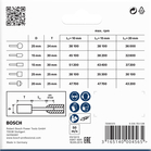 BOSCH Set 5 pietre de şlefuit