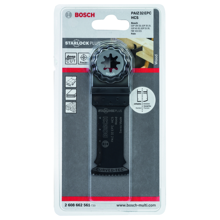 BOSCH Pânză de ferăstrău penetrantă HCS PAIZ 32 EPC Wood