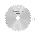 BOSCH Pânză de ferăstrău circular Optiline Wood