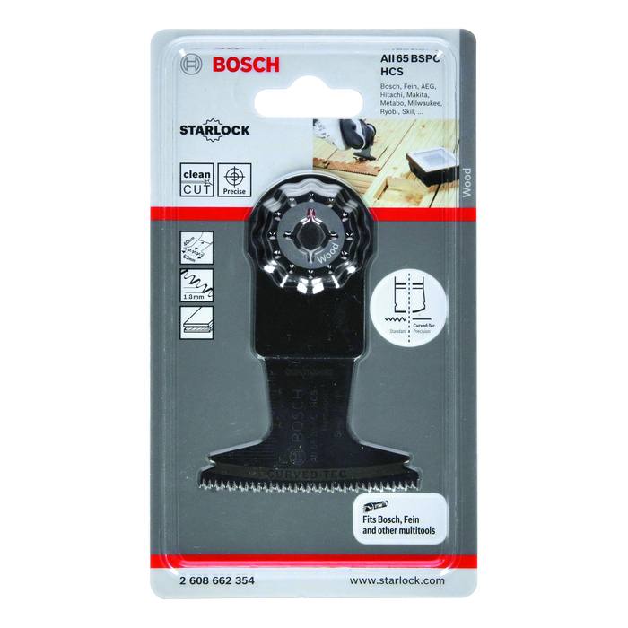 BOSCH Pânză de ferăstrău penetrantă HCS AII 65 BSPC Hard Wood
