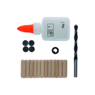 BOSCH Set 25 de dibluri 6 mm + 4 marcatoare + opritor + burghiu lemn 6 mm