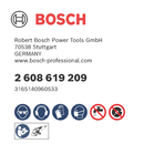 BOSCH Disc de șlefuire evantai, drept, Best for Metal cu X-LOCK
