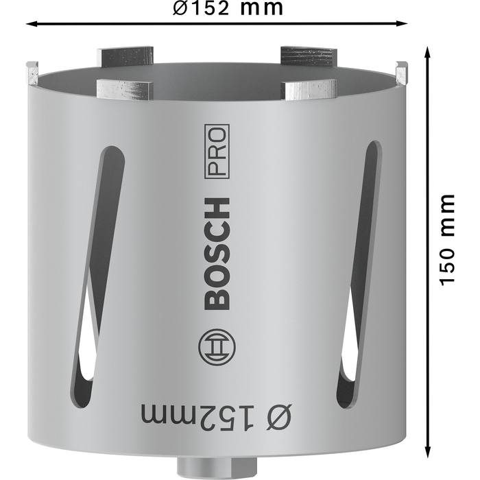 BOSCH Carotă diamantată pentru găurire uscată G 1/2"