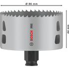 BOSCH Carotă PRO Multi Material PC Plus, 86 mm
