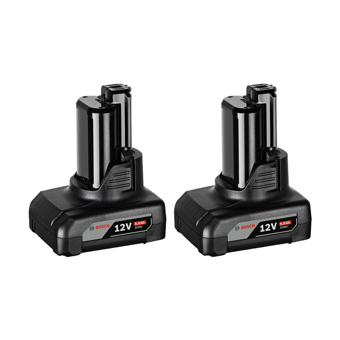 BOSCH 2x GBA 12V, 6.0Ah