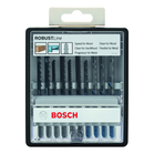 BOSCH Set 10 pânze Robust Line Wood and Metal