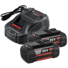 BOSCH Set 2 acumulatori Li-Ion, 36V, 6Ah + Incarcator rapid