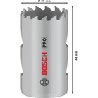 BOSCH Carotă PRO Multi Material, 29 mm, cu filet