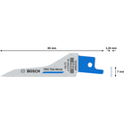 BOSCH Pânză PRO Thin Metal S325GF, 1,25 x 7 x 85 mm, 5 buc.