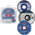 BOSCH Set 5 discuri mixte 125 mm cu X-LOCK + Cutie depozitare